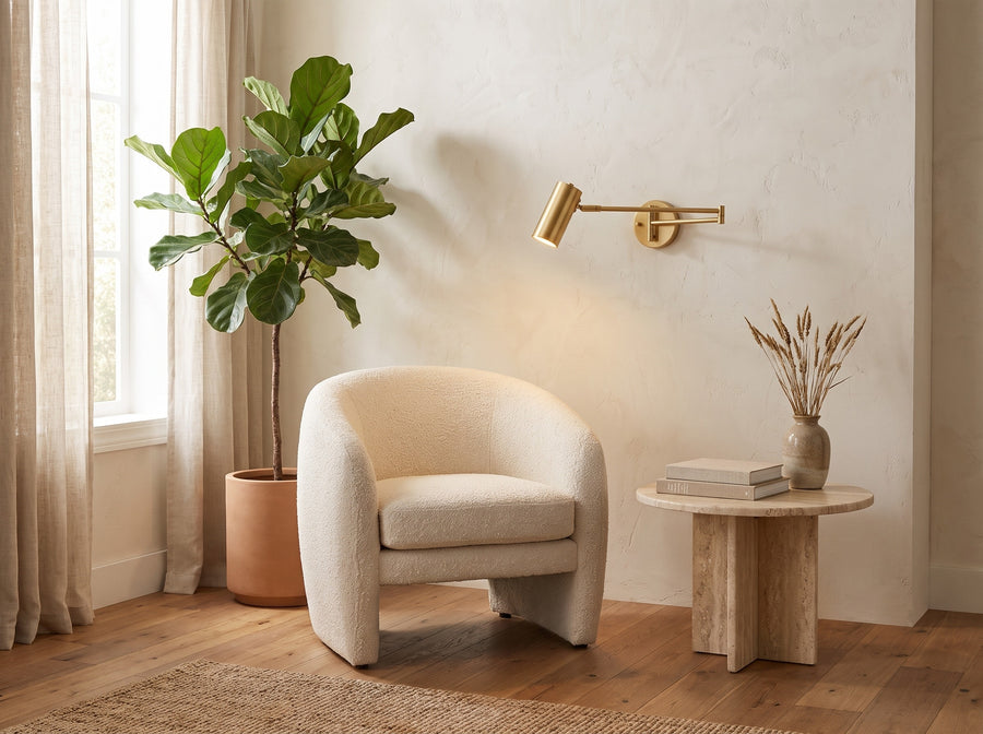 Marlow Arc Swing Wall Sconce — Organic Luxury