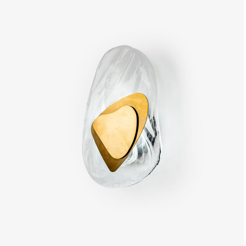 Rivette Textured Glass Wall Sconce