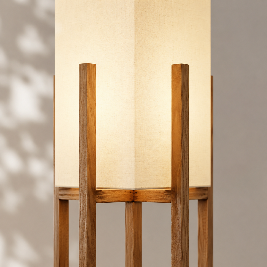 Cedarline Fairbanks Floor Lamp material detail