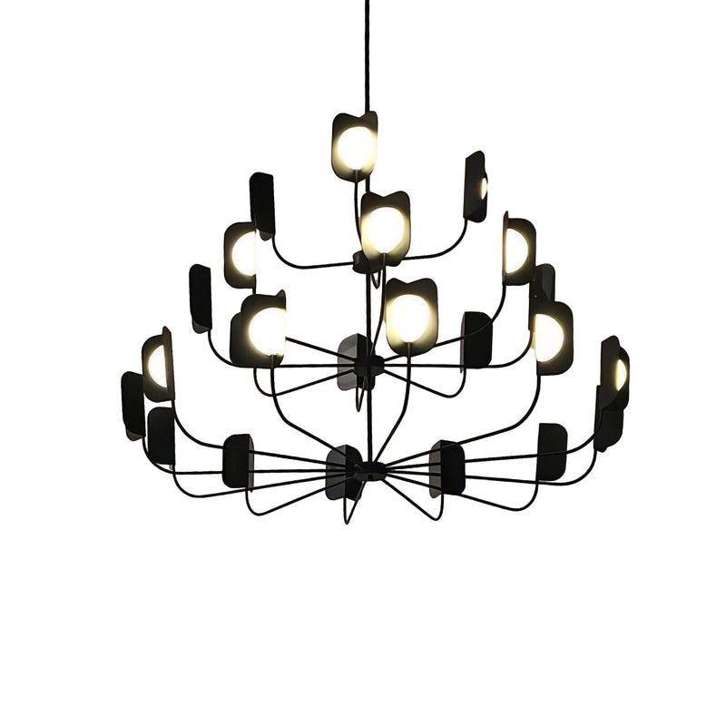 Phyllane Forged Leaf Chandelier