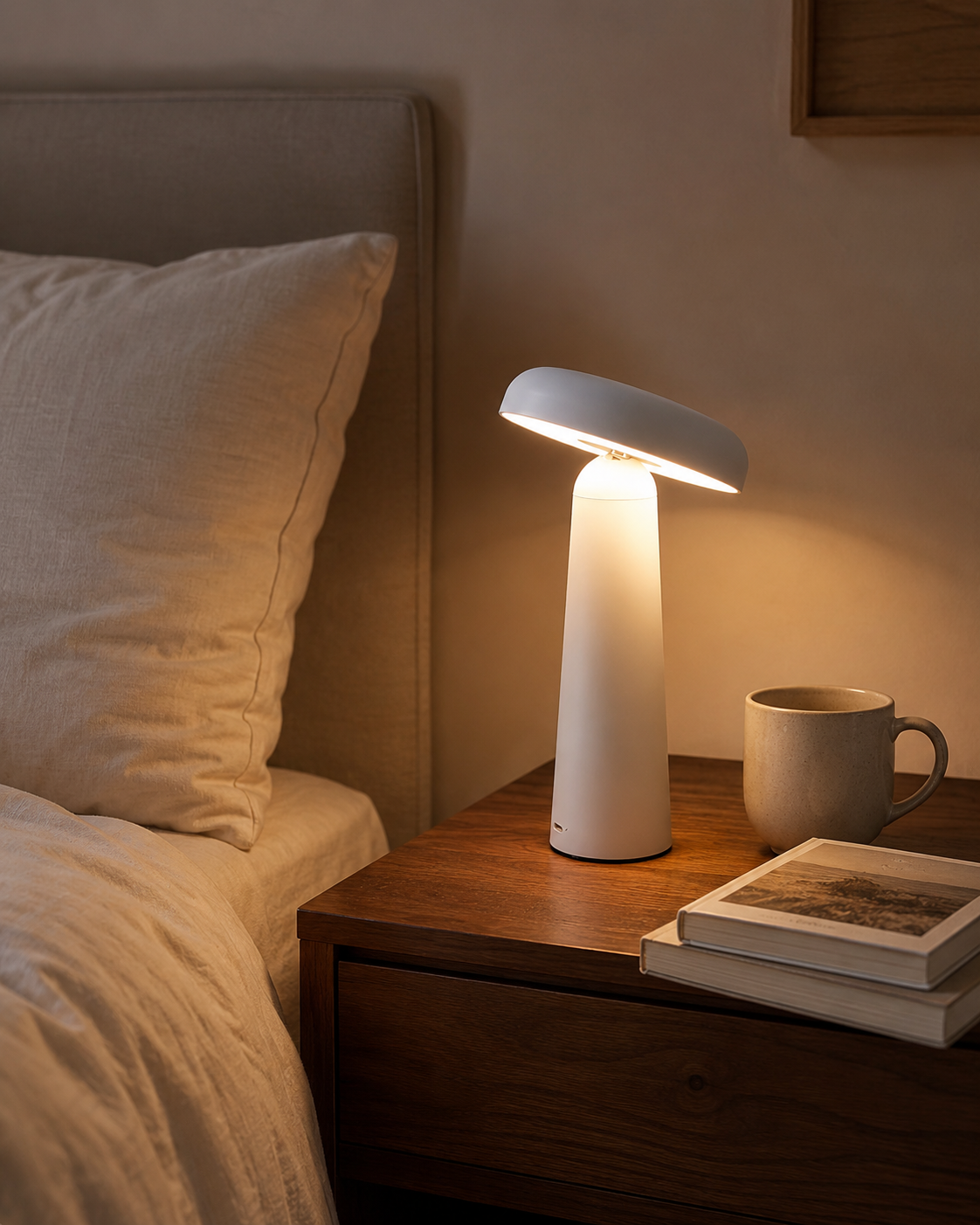Nori Mushroom USB Rechargeable Table Lamp