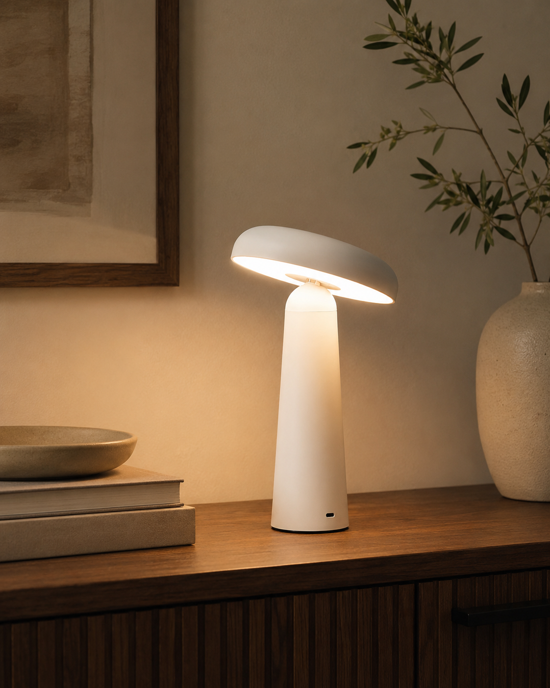 Nori Mushroom USB Rechargeable Table Lamp