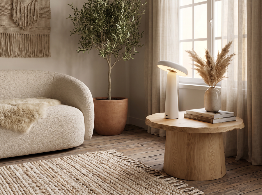 Nori Mushroom USB Rechargeable Table Lamp — Organic Luxury