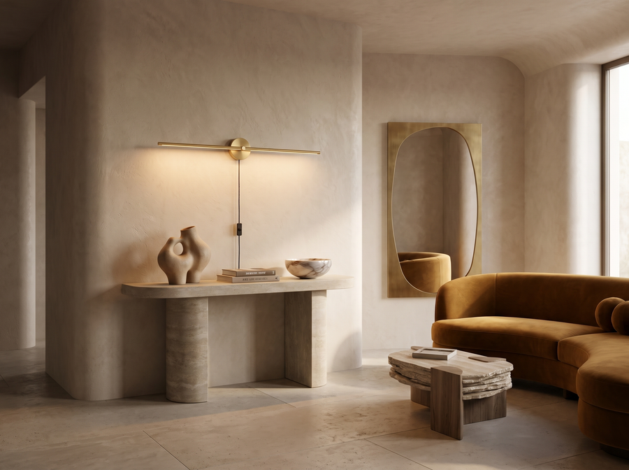 Elaris Linear Wall Light — Sculptural Statement