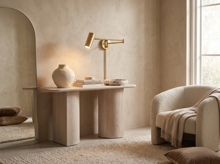 Marlow Arc Swing Wall Sconce — Modern Warmth