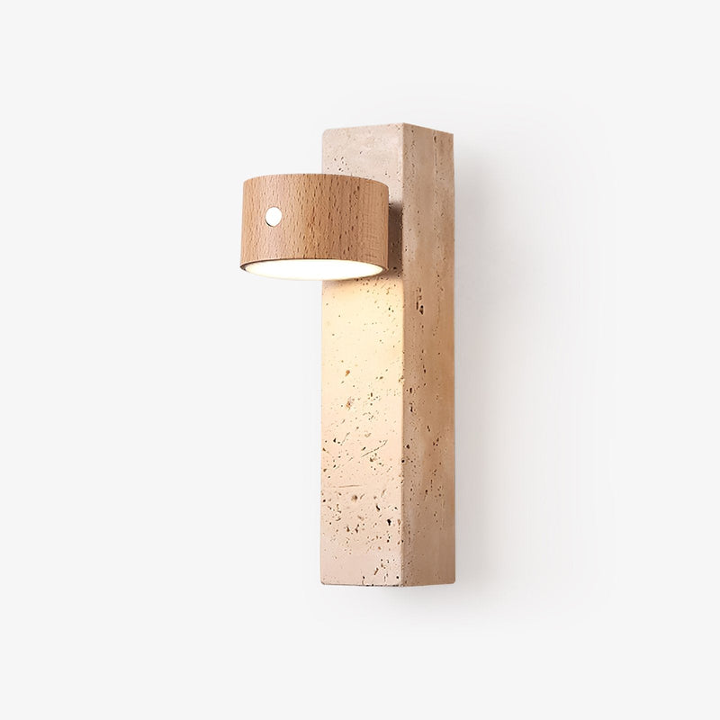 Axora Rechargeable Wood Wall Light