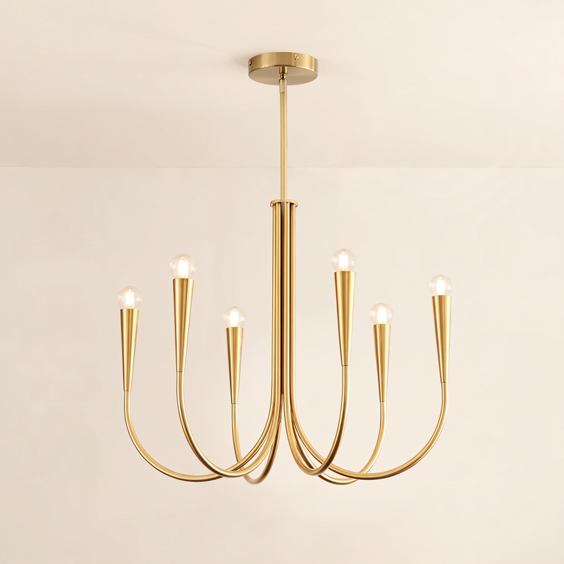 Candrel Curved Arm Chandelier