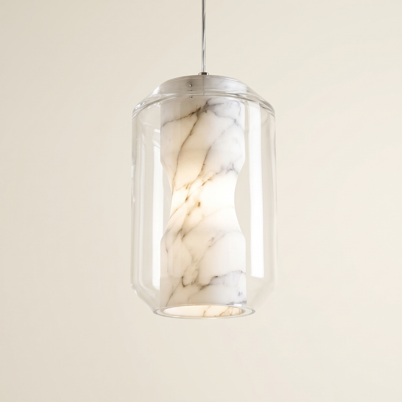Vitravel Alabaster Glass Pendant Light