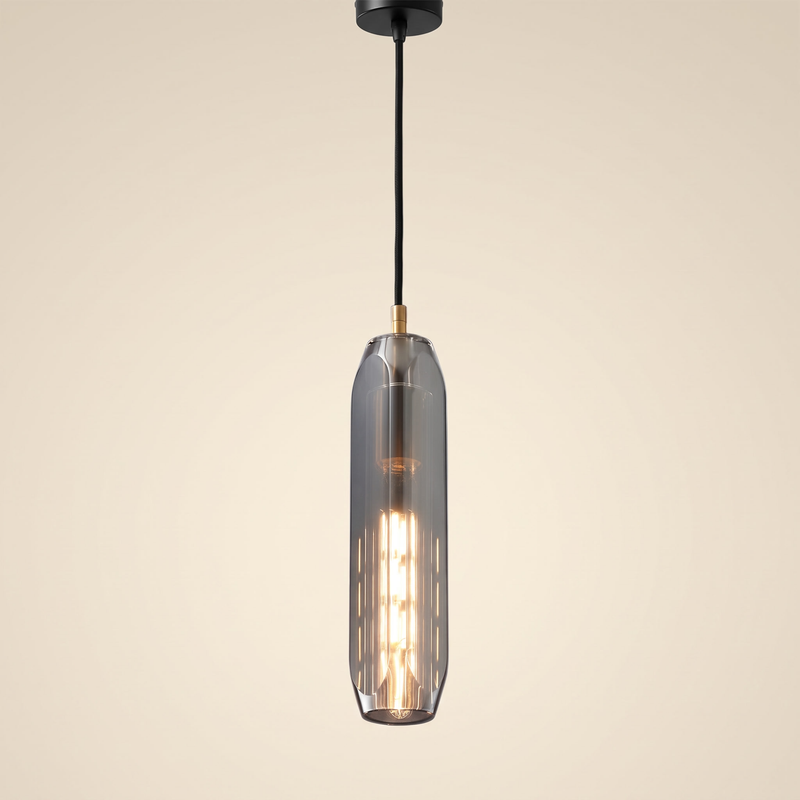 Facettia Faceted Crystal Pendant Light