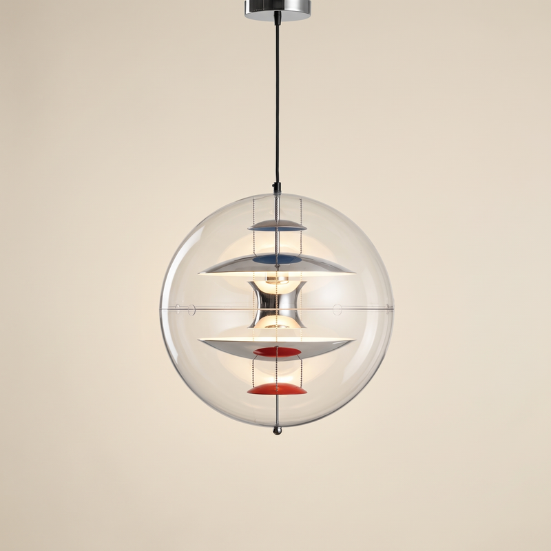 Dellora Clear Acrylic Sphere Pendant