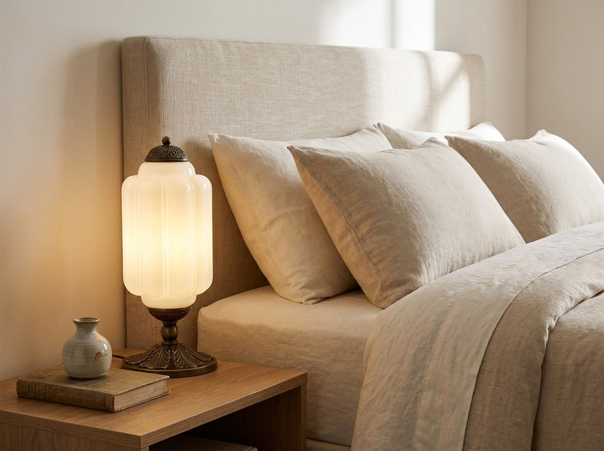 Eloise Vintage Glass Table Lamp