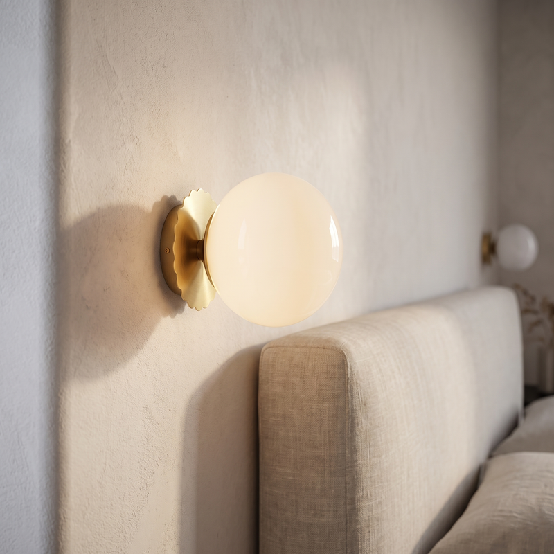 Mirelle Tinted Glass Wall Sconce
