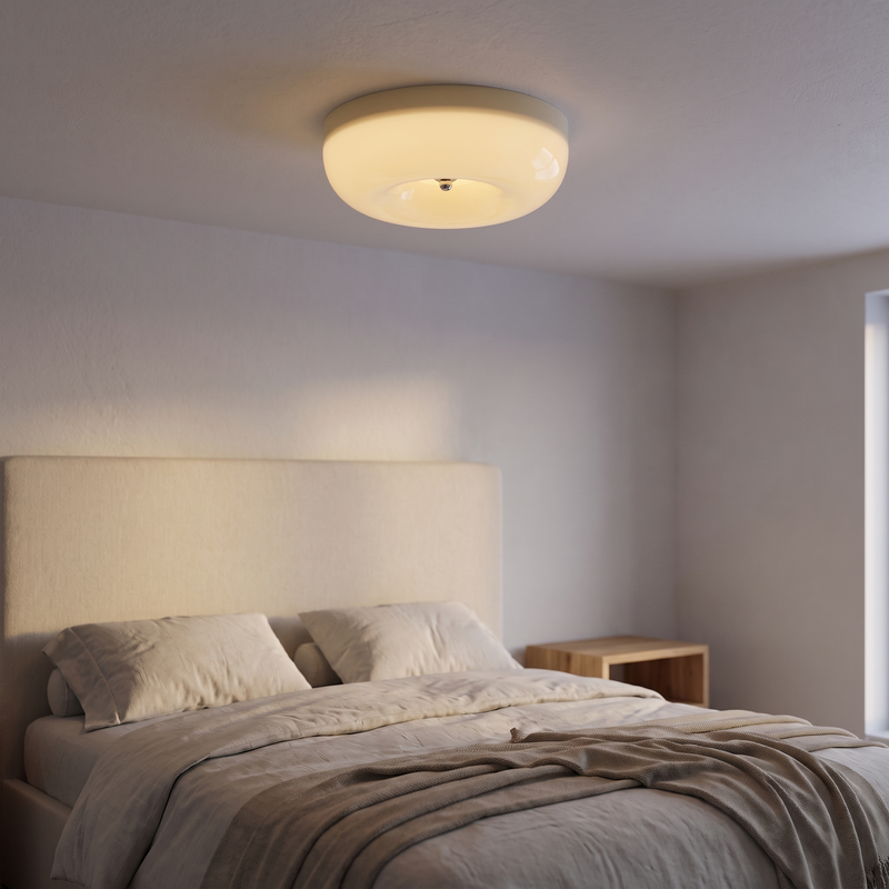 Pomelle Mouth-Blown Glass Ceiling Light