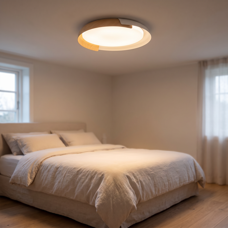 Ulmara Round Acrylic Flush Ceiling Light