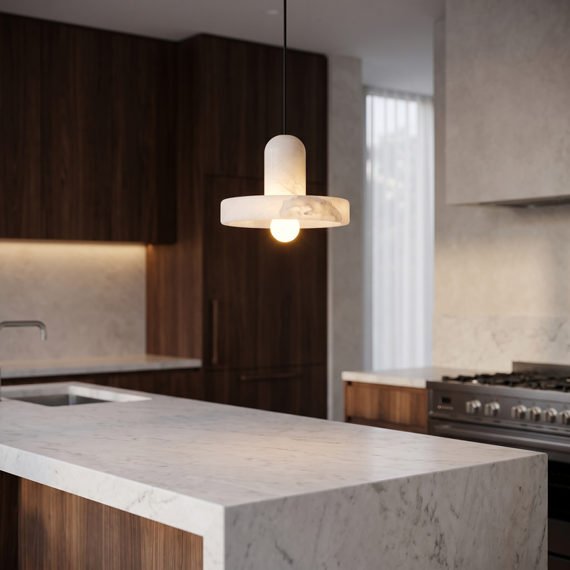 Turanne Alabaster Pendant Light