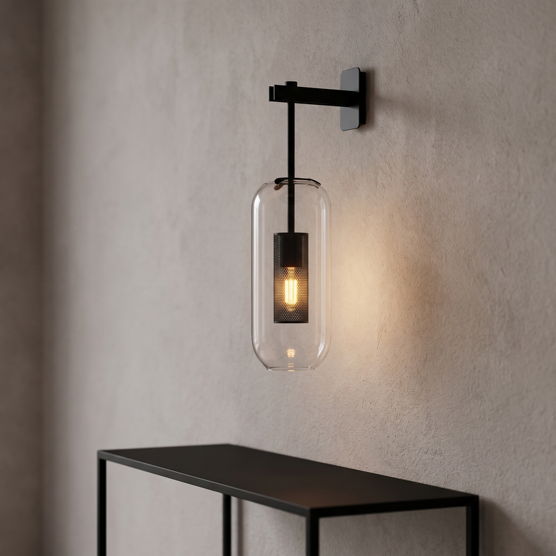 Sarnico Caged Glass Wall Lamp
