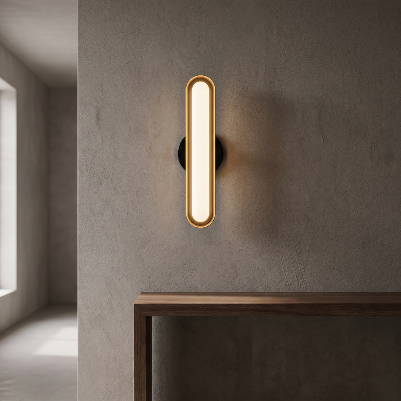 Zorelle Frosted Capsule LED Wall Light