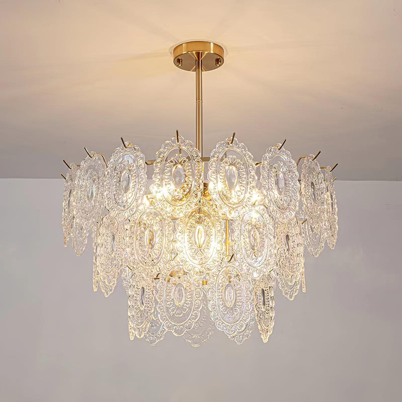 Ondessa Wave Glass Chandelier