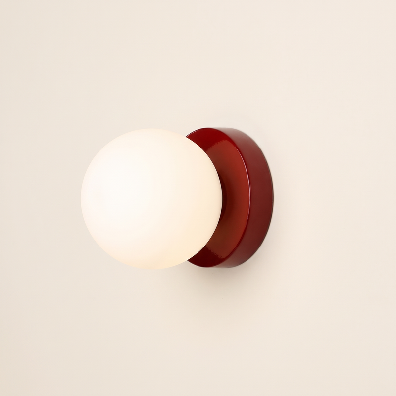 Paloise Glass Globe Wall Sconce