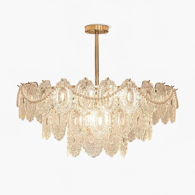 Perlova Pearl Glass Chandelier