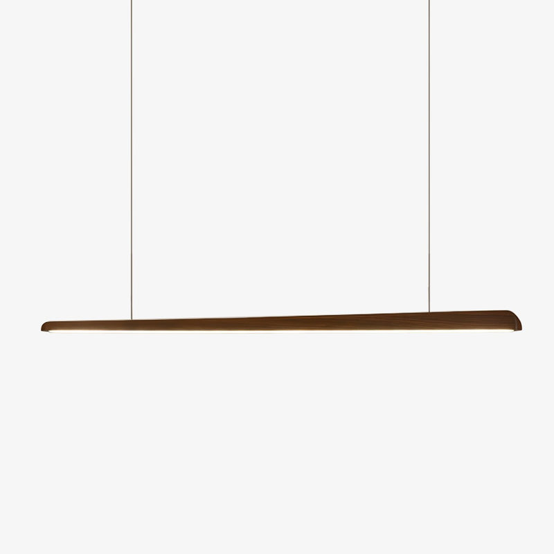 Rulenne Linear Wood Pendant Light