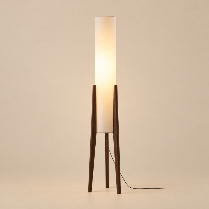Tavora Walnut Floor Lamp