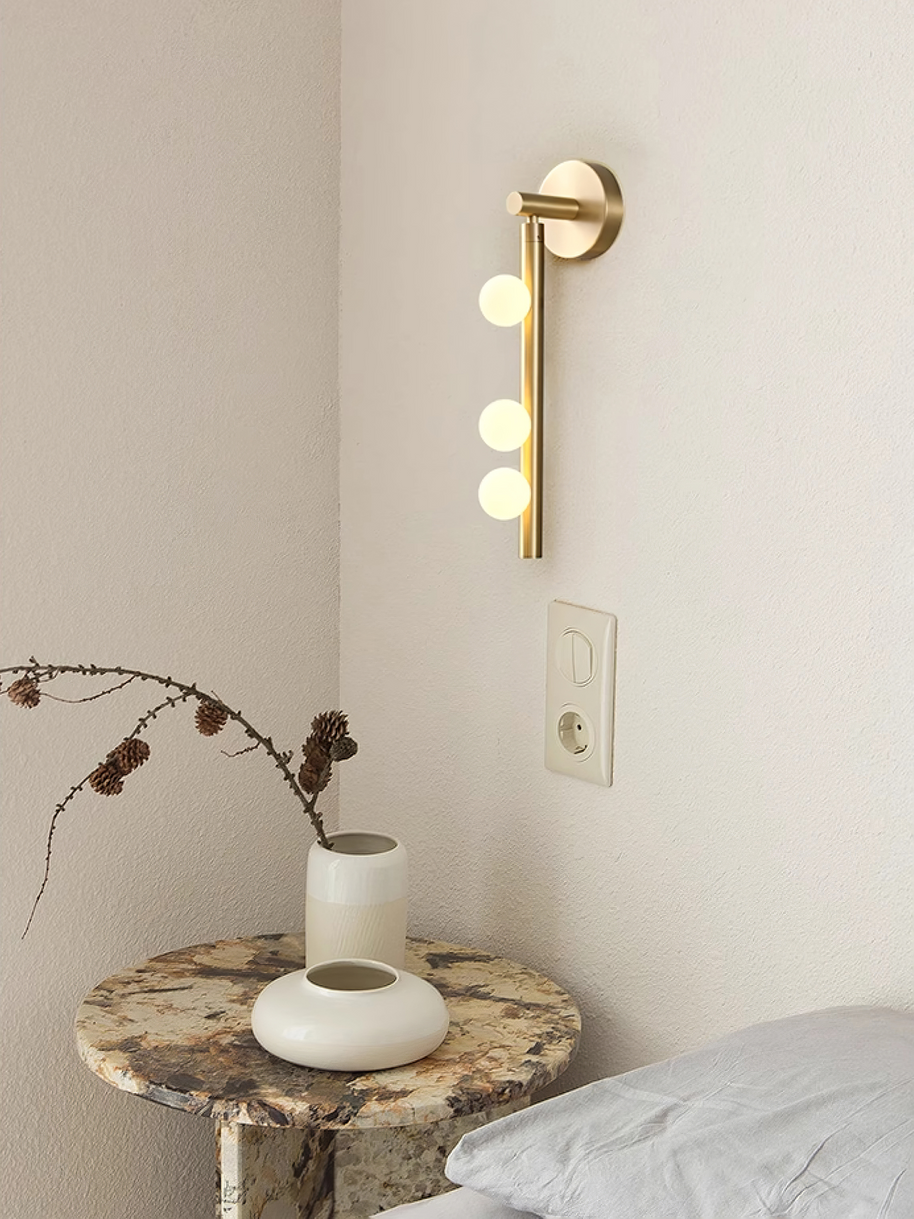 Brass Tube Wall Lamp