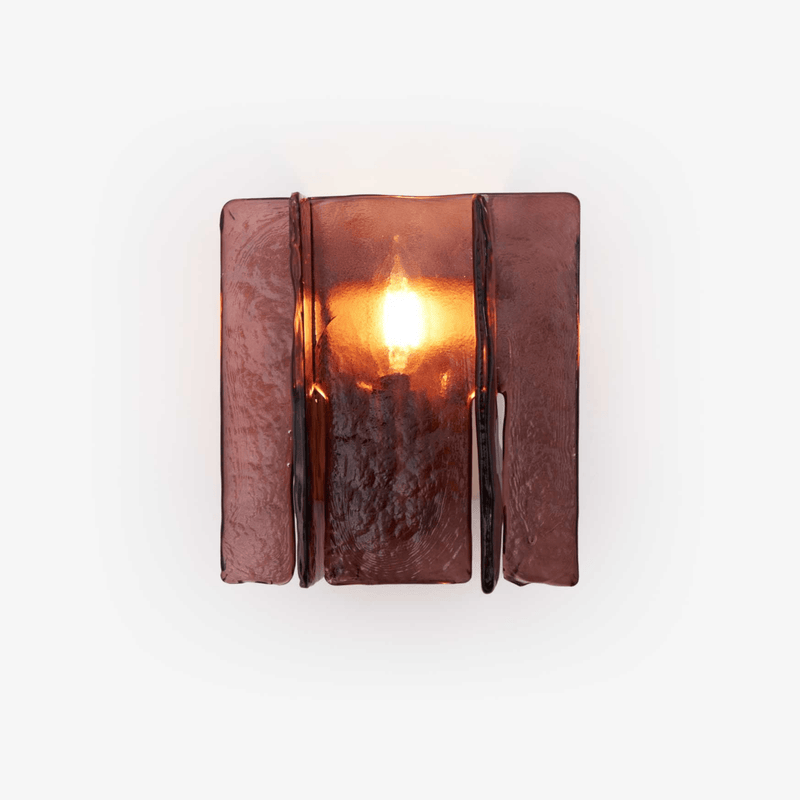 Rubelle Glass Plate Wall Light