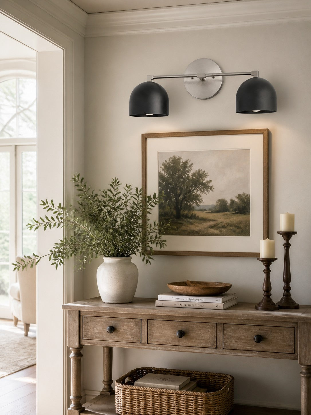 Deep Dome Vanity Wall Light