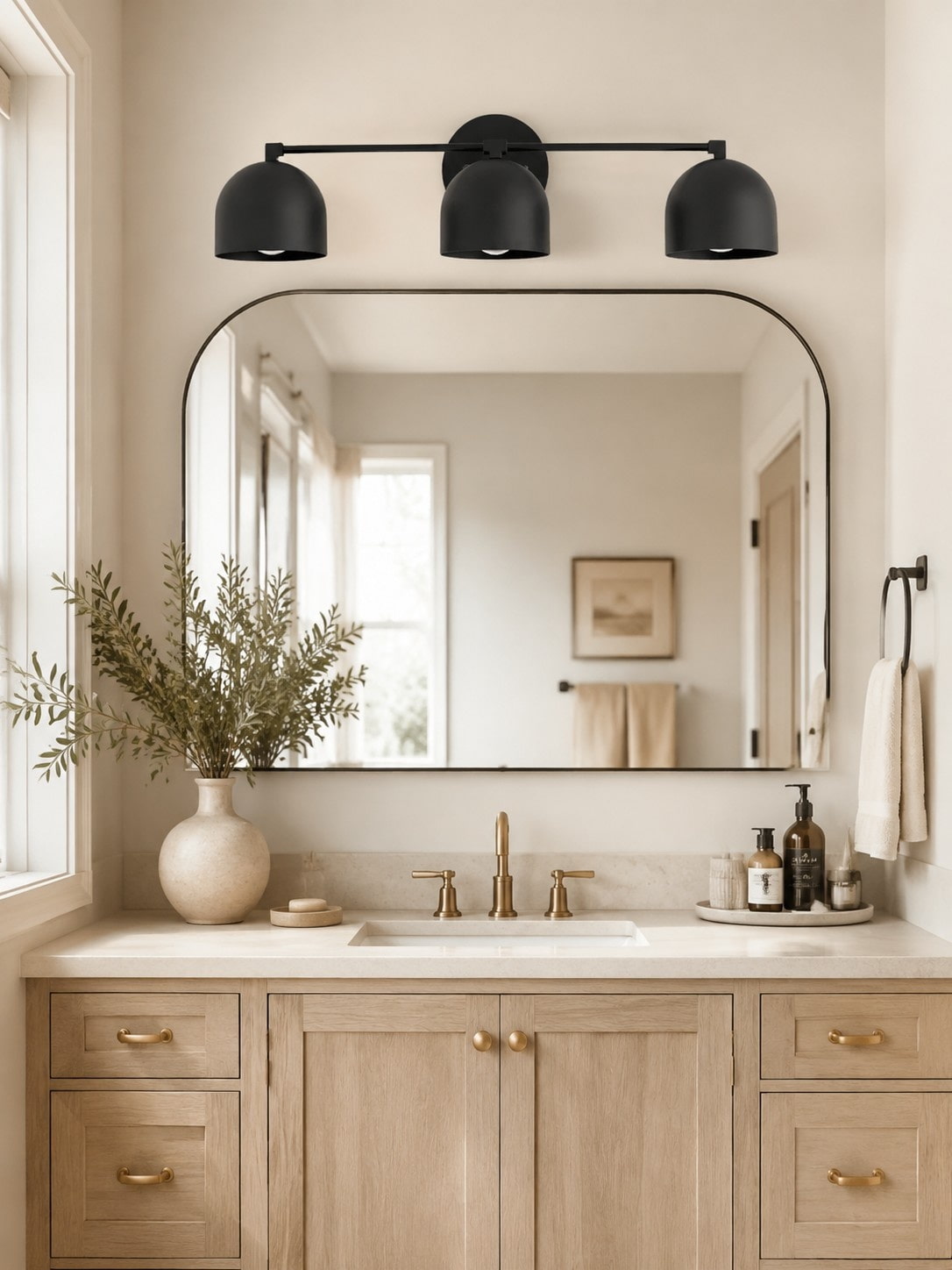 Deep Dome Vanity Wall Light