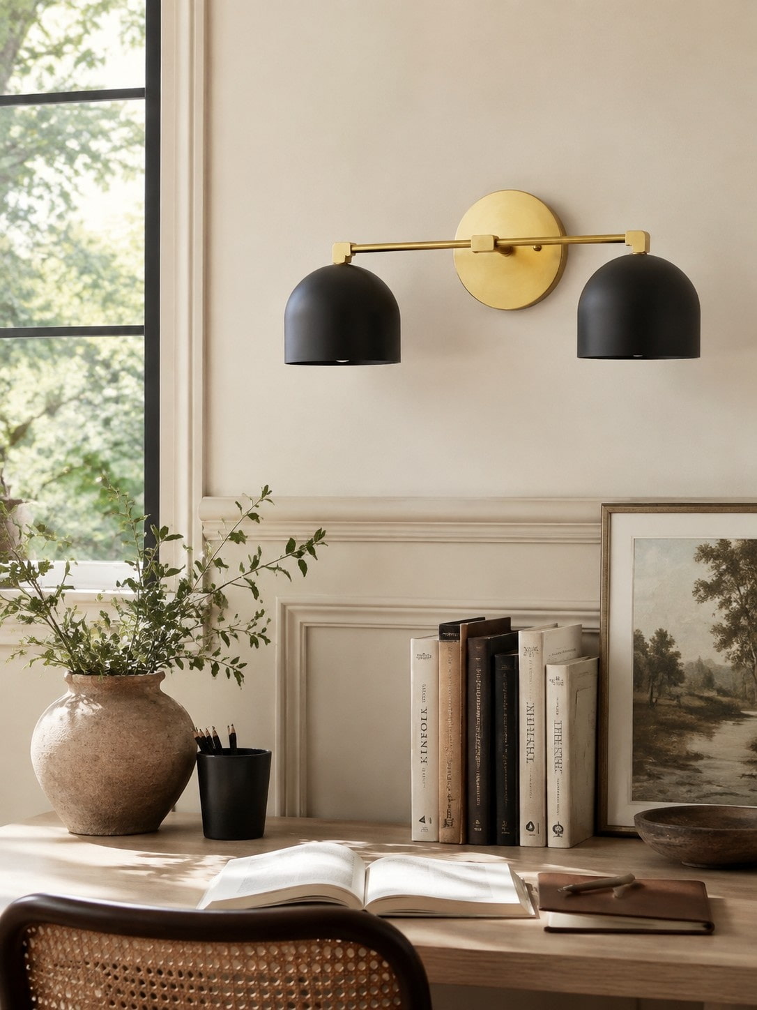 Deep Dome Vanity Wall Light