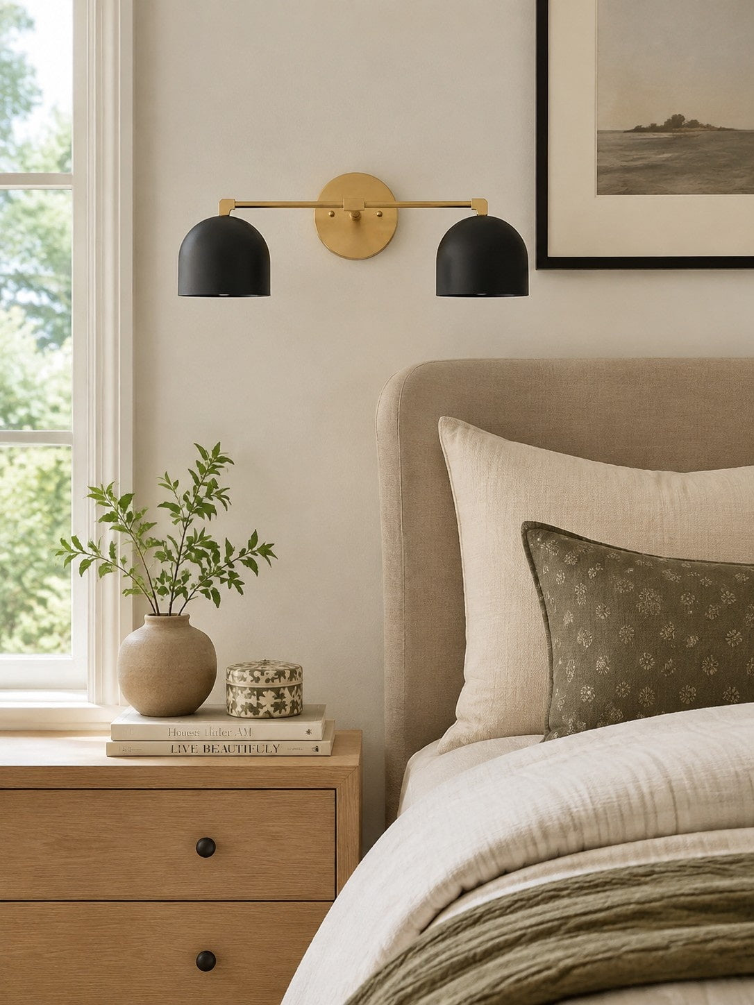 Deep Dome Vanity Wall Light