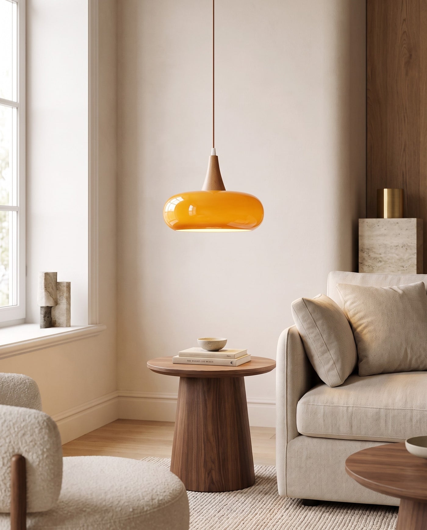 Solara Kitchen Island Glass Pendant Light
