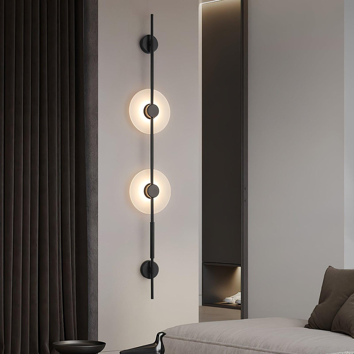Alvessa Alabaster Disc Wall Light