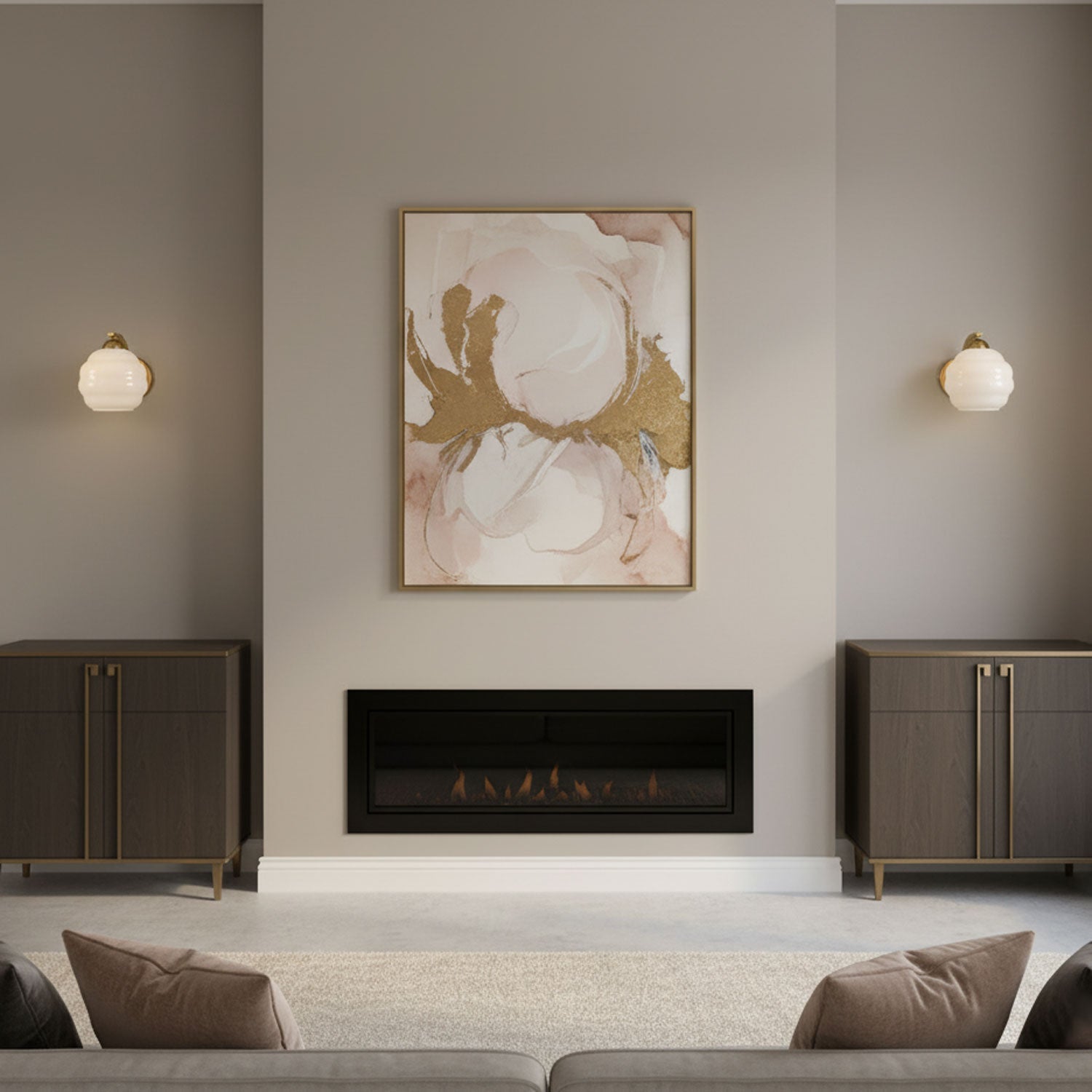 Celina Deco Glass Wall Light