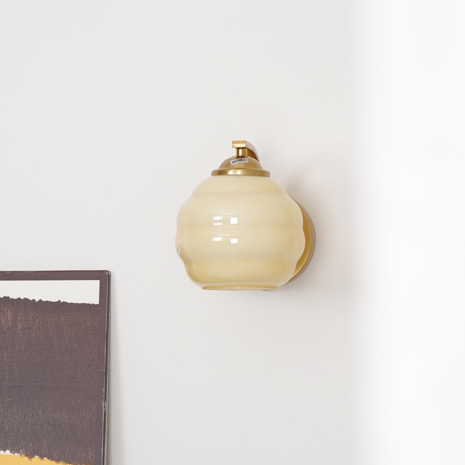 Celina Deco Glass Wall Light