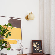 Celina Deco Glass Wall Light