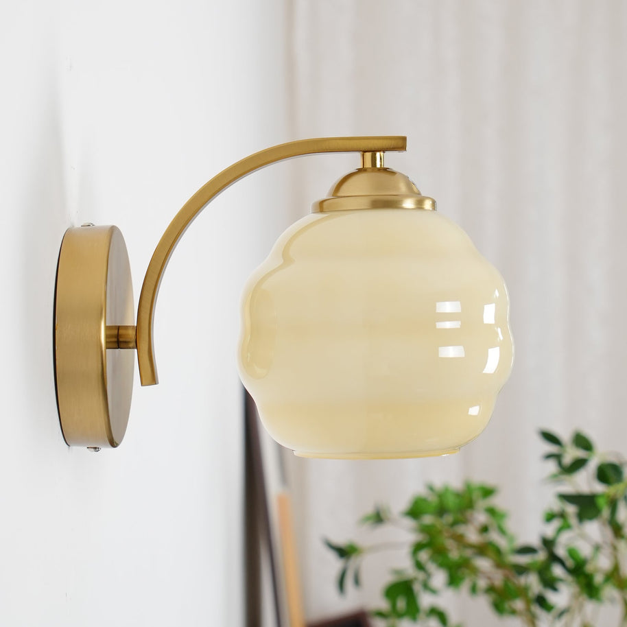 Celina Deco Glass Wall Light