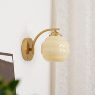 Celina Deco Glass Wall Light