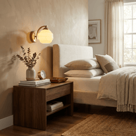 Celina Deco Glass Wall Light