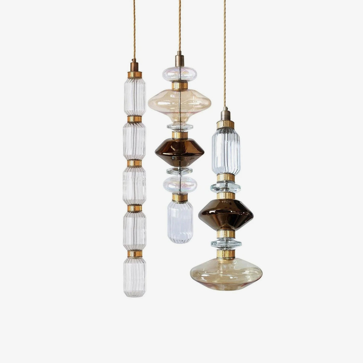 Vitrisse Sculptural Glass Pendant Light
