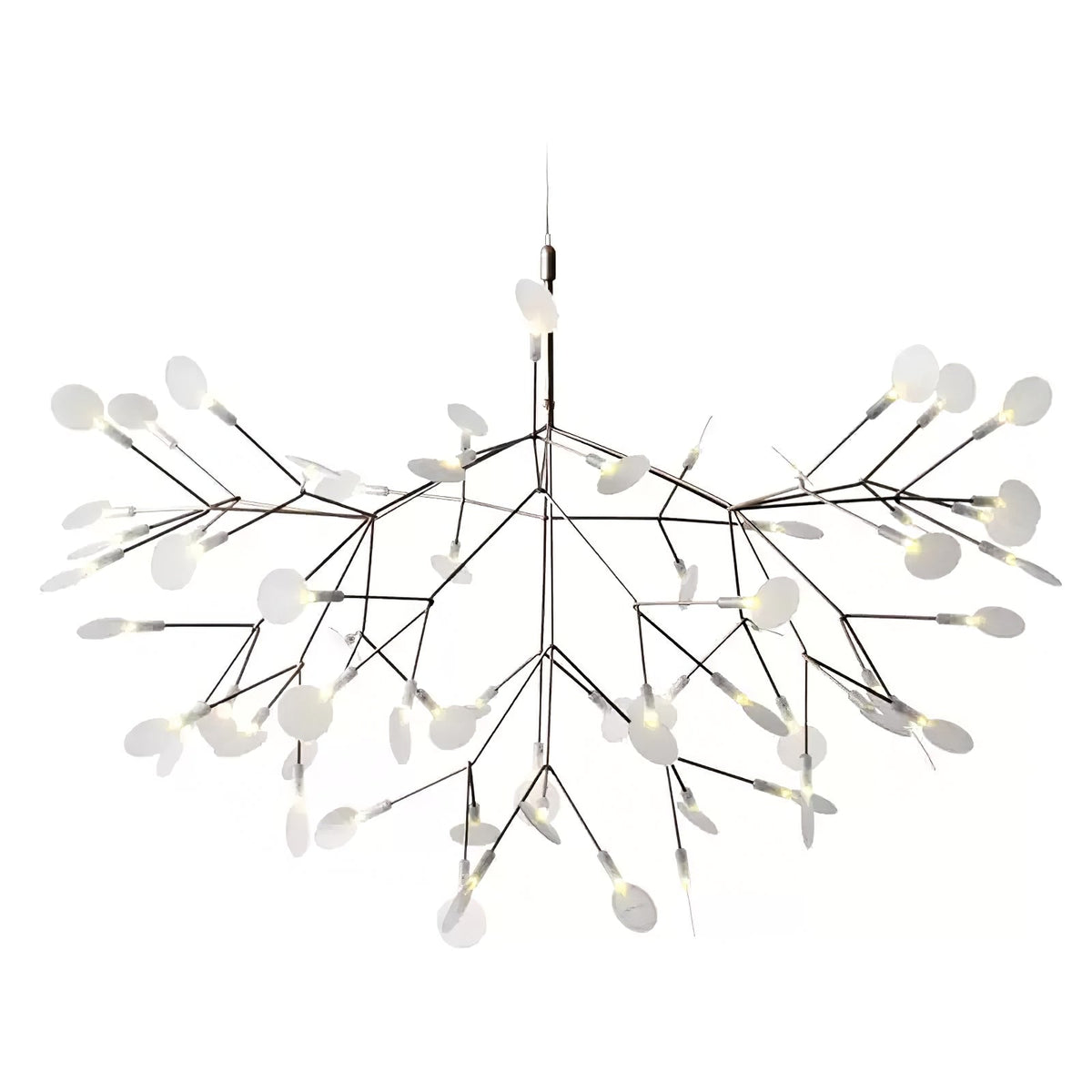 Noctis Firefly LED Chandelier in a styled room