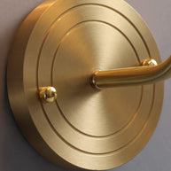 Brass Deer Head Wall Light