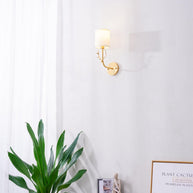 Brass Deer Head Wall Light
