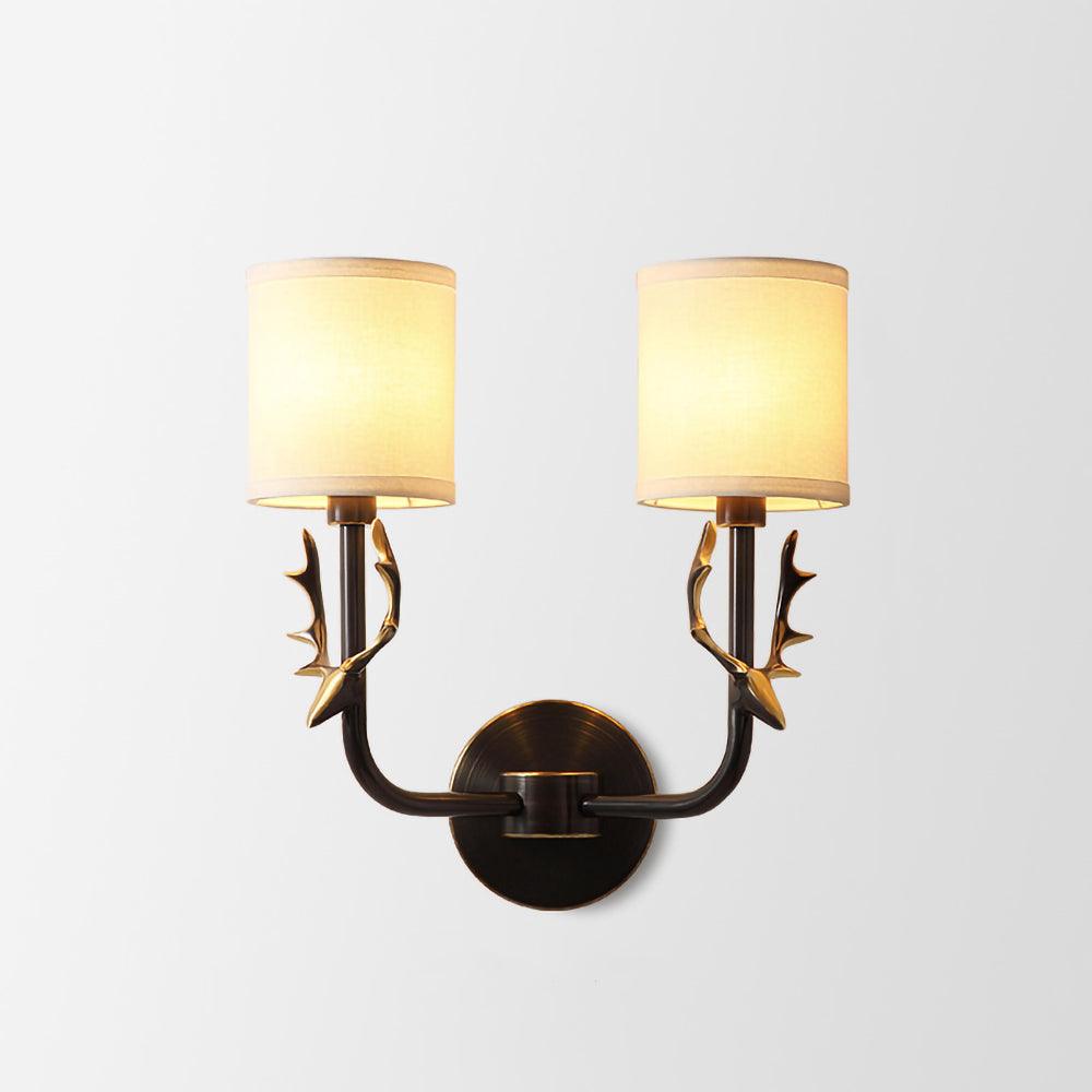 Brass Deer Head Wall Light – image 11