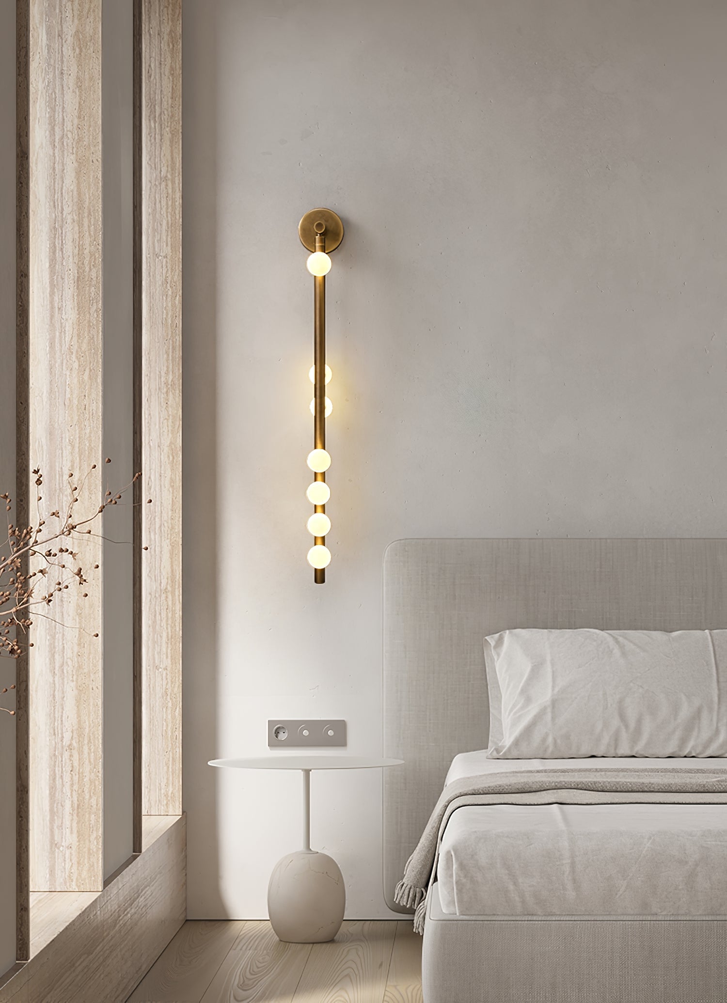 Brass Tube Wall Lamp