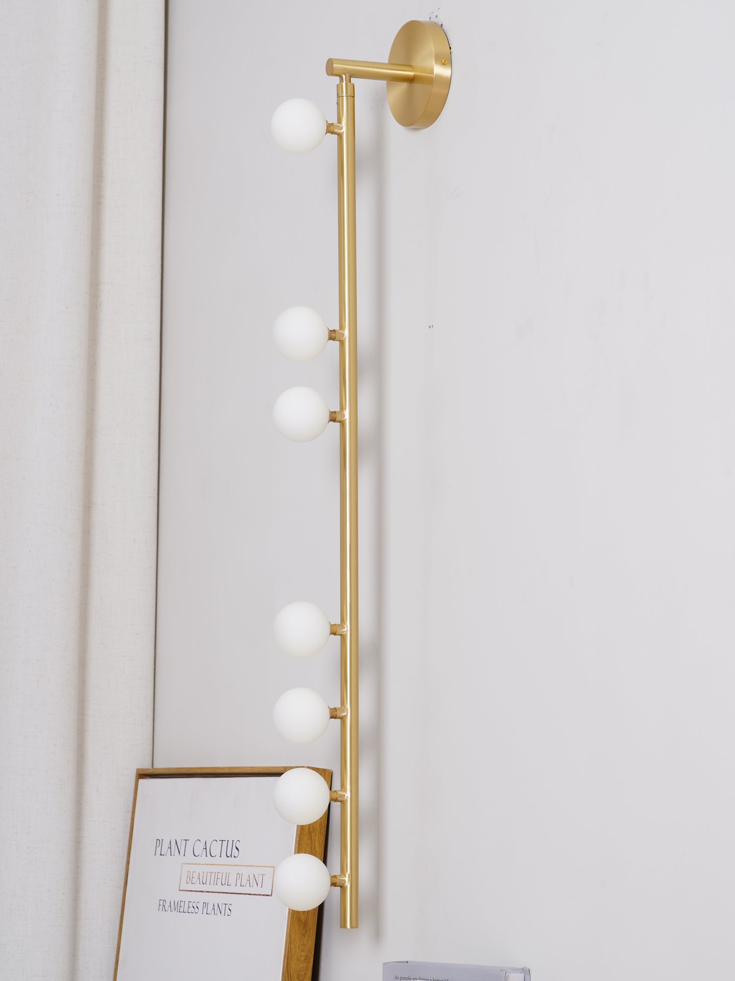 Brass Tube Wall Lamp