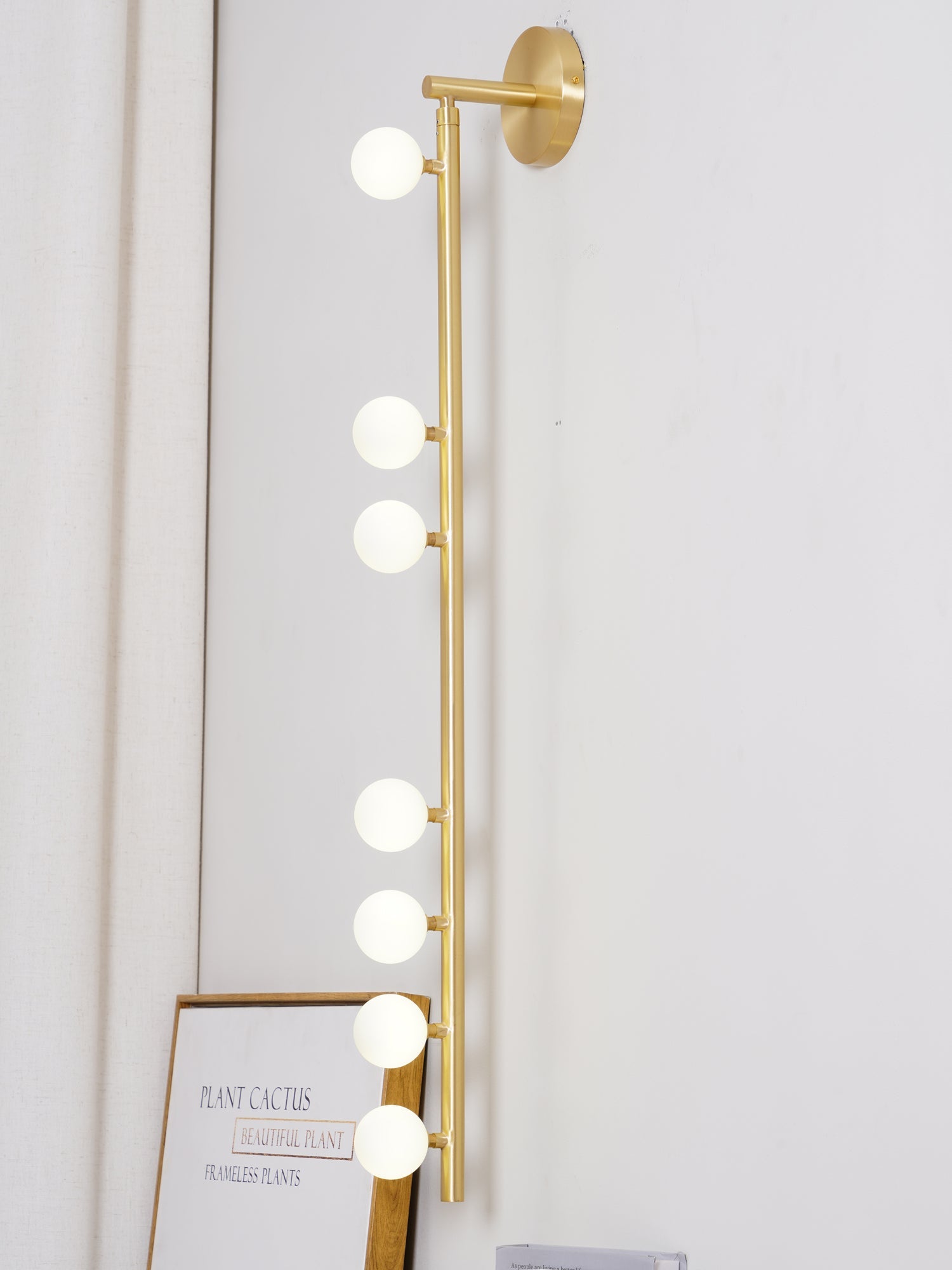 Brass Tube Wall Lamp