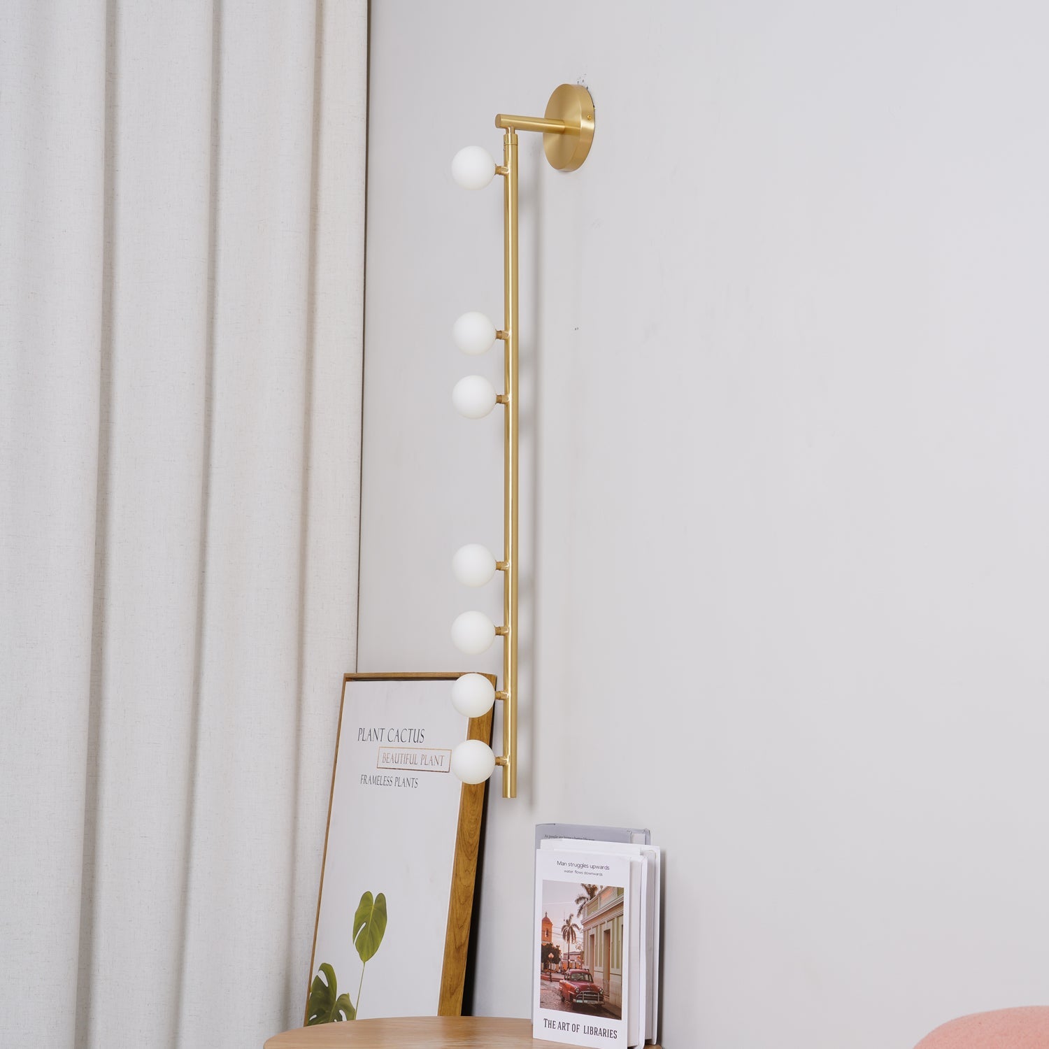 Brass Tube Wall Lamp