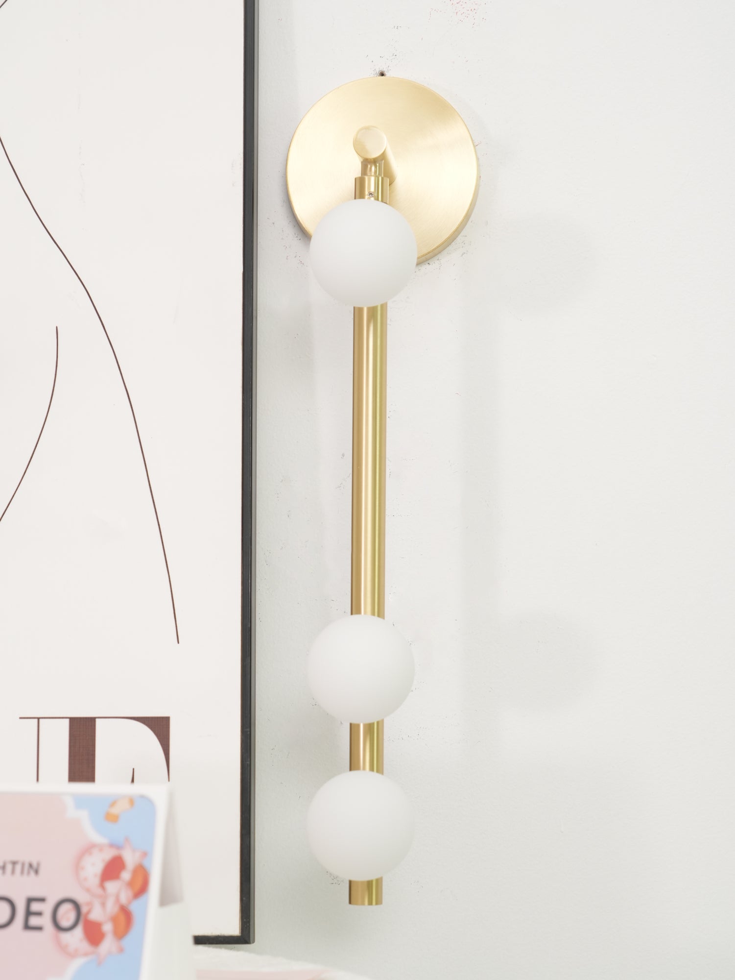 Brass Tube Wall Lamp